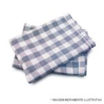 Pano de Chão Saco Alvejado 52x78cm Quadriculado 1 UN Fortfio