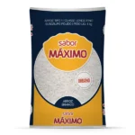 Arroz Branco Maximo 1kg - Fardo com 10 Unidades