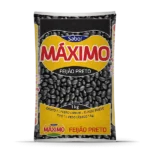 Feijão Preto Máximo 1kg - Fardo com 10 Unidades